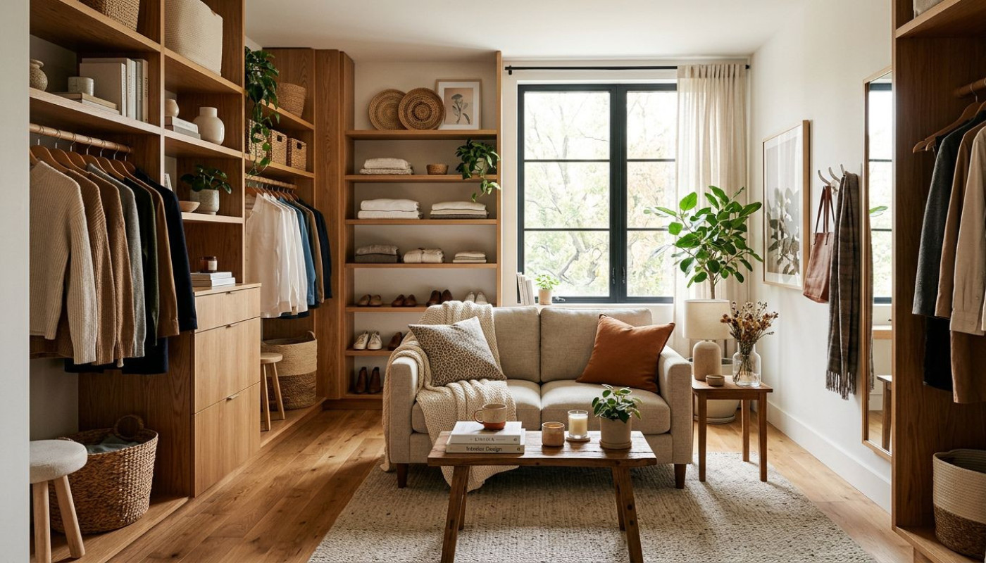 Quand le dressing devient une pièce à vivre : nouvelle tendance d’aménagement